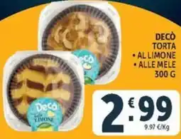 Deco Maxistore Decò torta al limone/ alle mele offerta