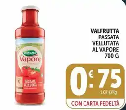 Deco Maxistore Valfrutta passata vellutata al vapore offerta