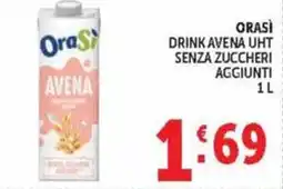 Deco Maxistore Orasi drink avena uht senza zuccheri aggiunti offerta