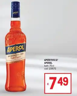 Metro Aperitivo 11° Aperol offerta