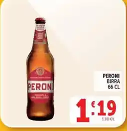 Deco Maxistore Peroni birra offerta