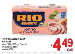 Metro Tonno all'Olio di Oliva Rio Mare offerta