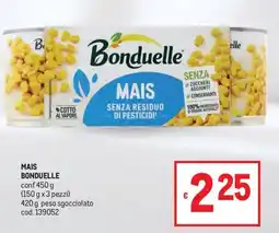 Metro Mais Bonduelle offerta