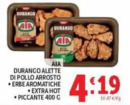 Deco Maxistore AIA Durango alette di pollo arrosto offerta