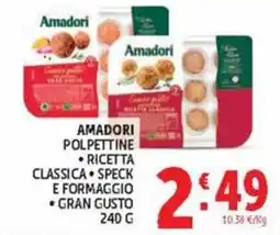 Deco Maxistore Amadori polpette offerta