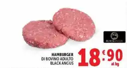 Deco Maxistore Hamburger di bovino adulto Black Angus offerta