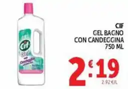 Deco Maxistore Cif gel bagno con candeggina offerta