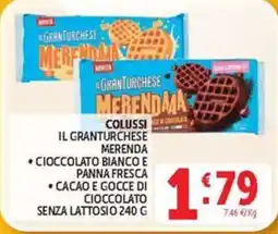 Deco Maxistore Colussi il Granturchese merenda offerta