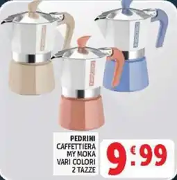 Deco Maxistore Pedrini caffettiera my moka offerta