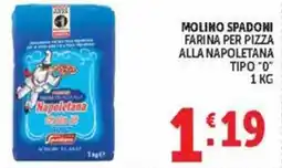 Deco Maxistore Molino Spadoni farina per pizza alla napoletana tipo "0" offerta