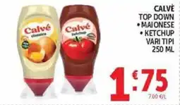 Deco Maxistore Calvé top down majonese ketchup offerta