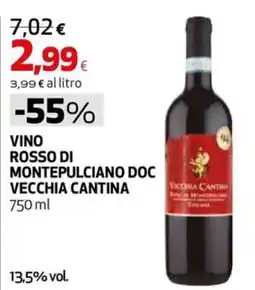 Extracoop Vino rosso di Montepulciano DOC Vecchia Cantina offerta