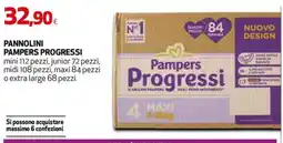 Extracoop Pannolini Pampers Progressi offerta