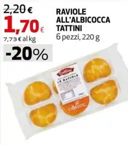 Extracoop Ravioli all'albicocca Tattini offerta