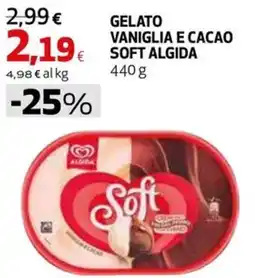 Extracoop Gelato vaniglia e cacao Algida Soft offerta