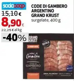 Extracoop Code di gambero argentino grand krust offerta