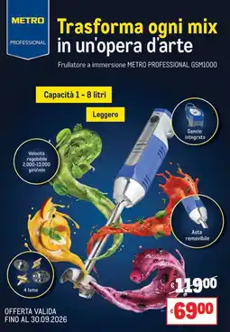 Metro Frullatore a immersione METRO PROFESSIONAL GSM1000 offerta
