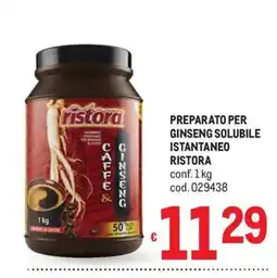 Metro Caffè & Ginseng Ristora offerta