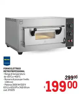 Metro Forno elettrico Metro Professional offerta