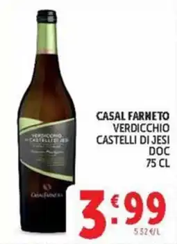 Deco Maxistore Casal Farneto Verdicchio Castelli di Jesi DOC offerta