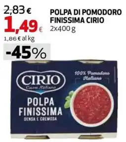 Extracoop Polpa di pomodoro finissima Cirio offerta