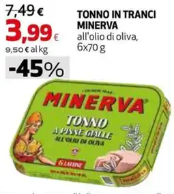 Extracoop Tonno in tranci Minerva offerta