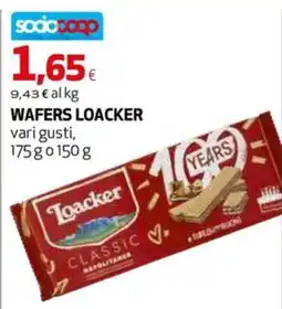 Extracoop Wafers Loacker Classic offerta