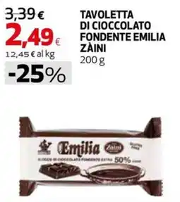Extracoop Tavoletta di cioccolato fondente Emilia Zàini offerta