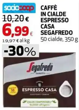 Extracoop Caffè in cialde espresso casa Segafredo offerta