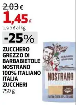 Extracoop Zucchero grezzo di barbabietole nostrano offerta