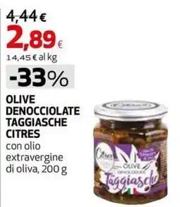 Extracoop Olive denocciolate taggiasche citres offerta