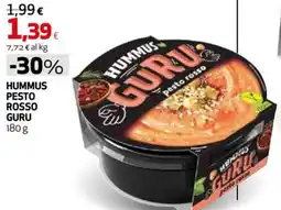 Extracoop Hummus pesto rosso guru offerta