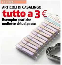 Extracoop mollette chiudipacco offerta