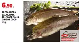 Extracoop Trota iridea salmonata Origine Coop offerta