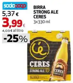 Extracoop Ceres strong ale offerta