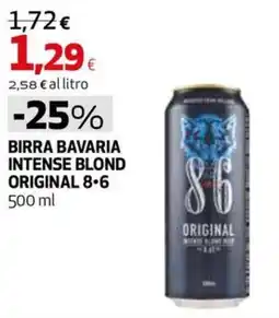 Extracoop Birra Bavaria Intense Blond Original 8.6 offerta