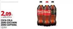 Extracoop Coca-Cola Zero Zuccheri Zero Caffeina offerta