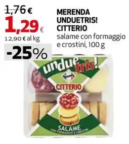 Extracoop Salame con formaggio e crostini Citterio offerta