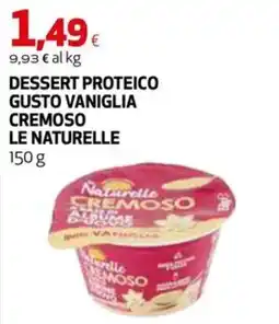 Extracoop Dessert proteico gusto vaniglia cremoso le naturelle offerta