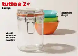 Extracoop vaso in vetro con chiusura ermetica offerta