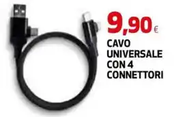 Extracoop Cavo universale con 4 connettori offerta