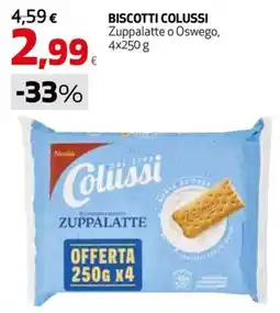 Extracoop Biscotti Colussi Zuppalatte offerta