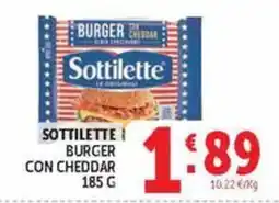Deco Maxistore Sottilette burger con cheddar offerta