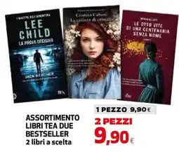 Extracoop Assortimento libri Tea Due bestseller offerta
