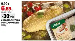 Extracoop Arrosto di pollo Fileni offerta
