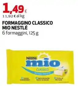 Extracoop Formaggino classico mio Nestlé offerta