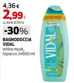 Extracoop Bagnodoccia Vidal white musk offerta