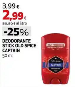 Extracoop Deodorante stick old spice captain offerta