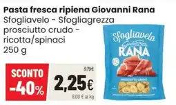 Coop Trentino Pasta fresca ripiena Giovanni Rana offerta