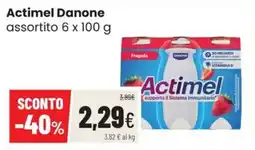Coop Trentino Actimel Danone offerta